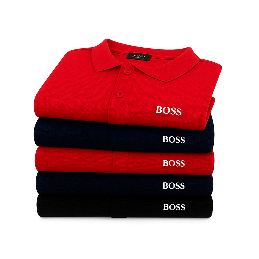 [KAUF 3, ERHALTE 5] Premiere Polo-Shirt-Set – 5 Premium-Polos